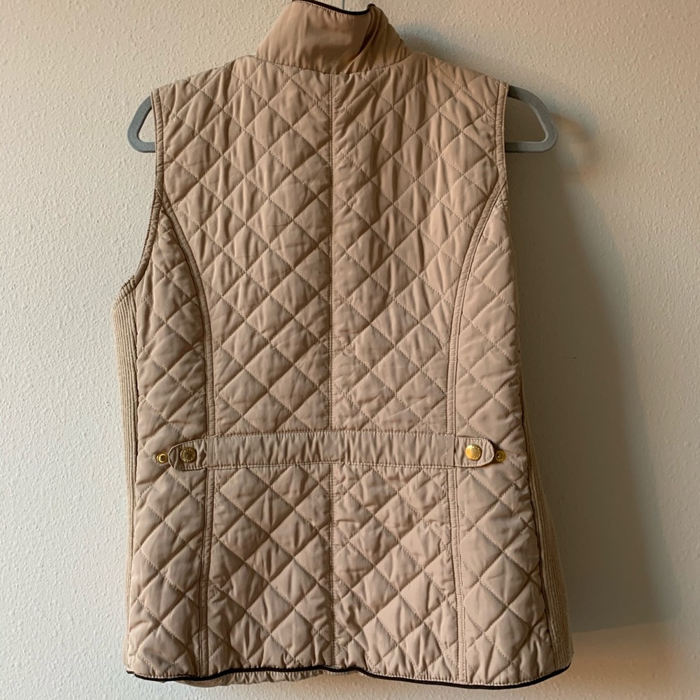 Nordstrom Women’s Beige Fall Vest - Size M